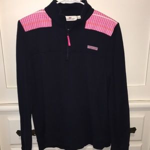 Vineyard vines navy blue shep shirt